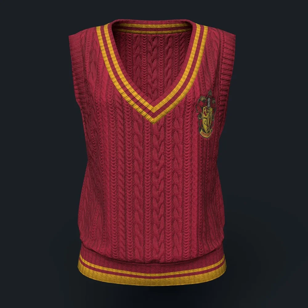 Women's Gryffindor Cableknit Vest