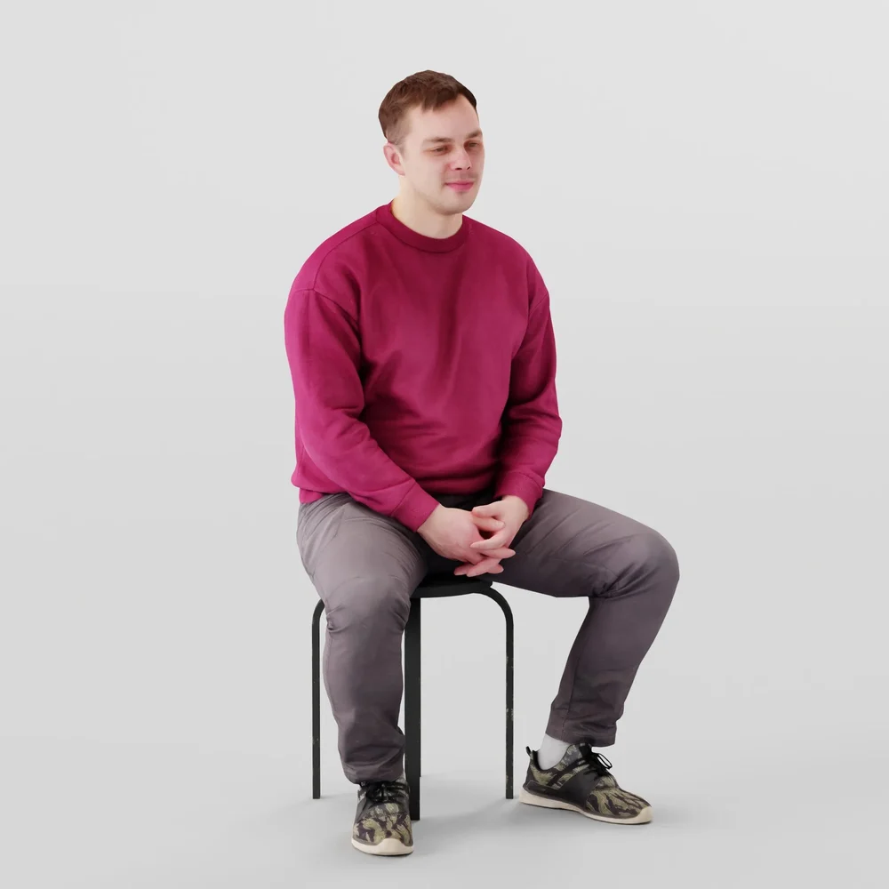 Easy Dialogue Seated Guy