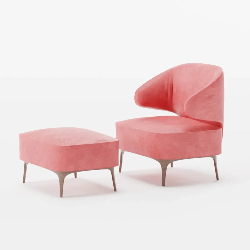 Chair With Leg Stand