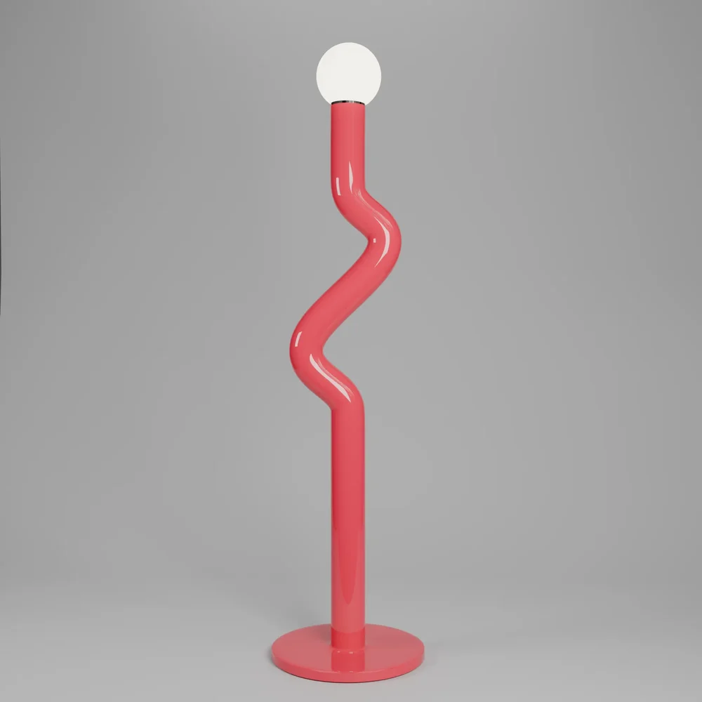 Ziggy Floor Lamp Coral