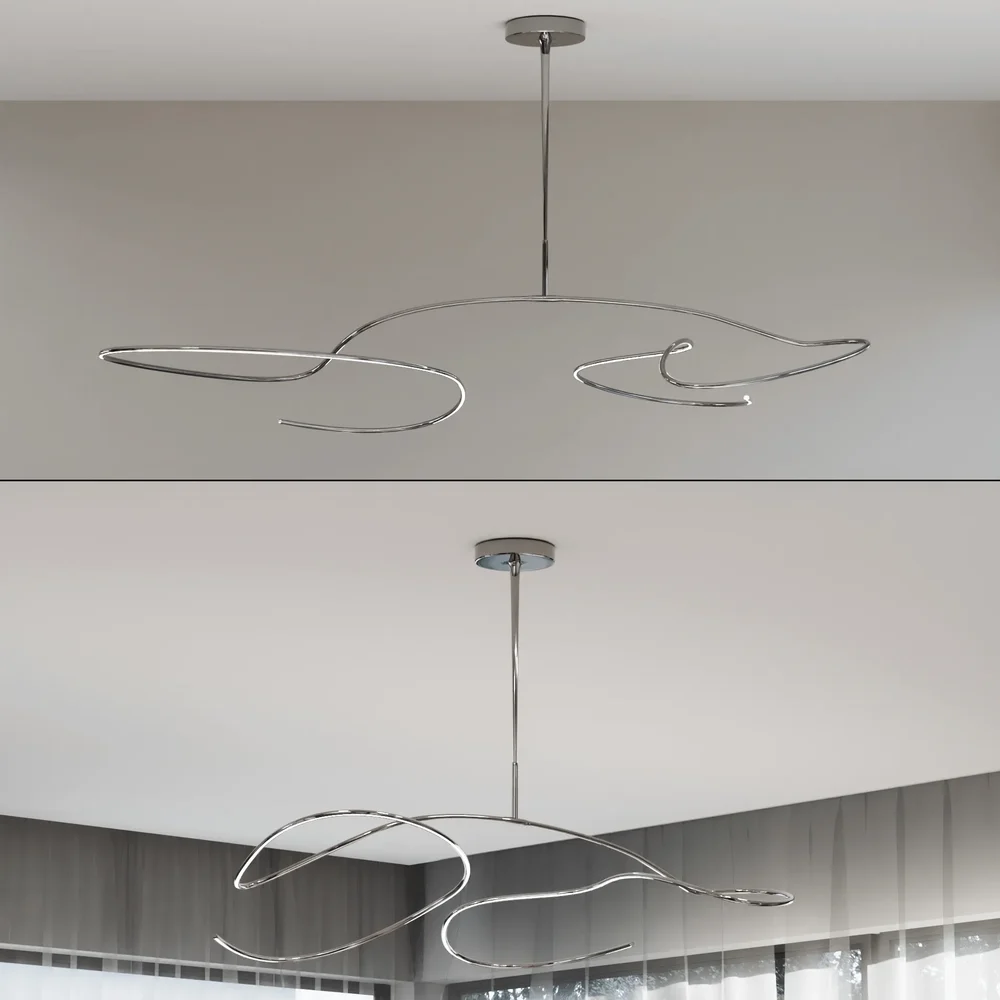 Luxury Curved Celling Led Lamp