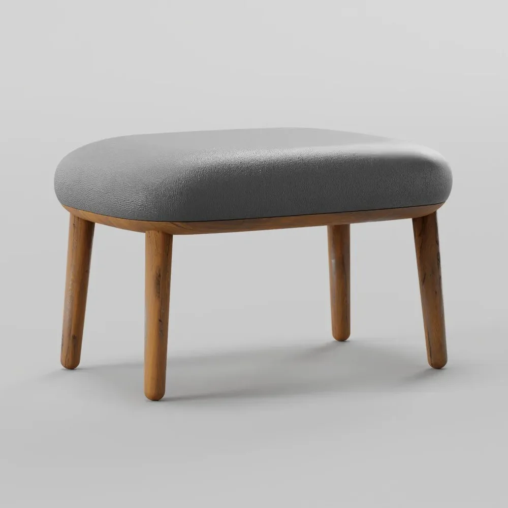 Crosshatch Ottoman 58x40x35