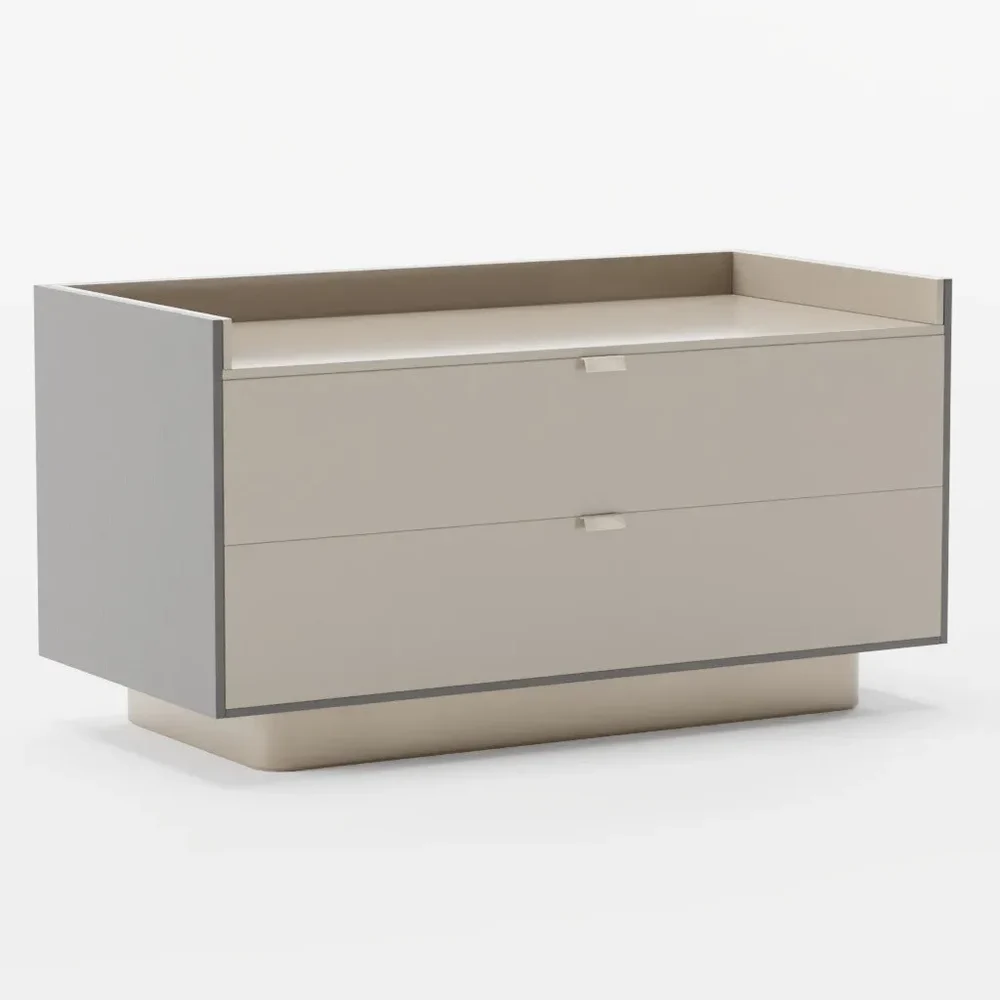 Darren Bedside Table With Drawers