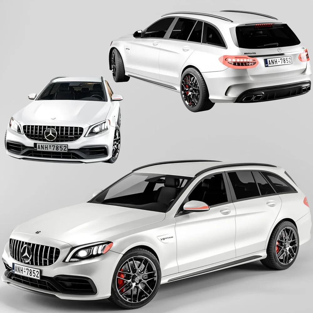 Rigged Car Mercedes Benz C63