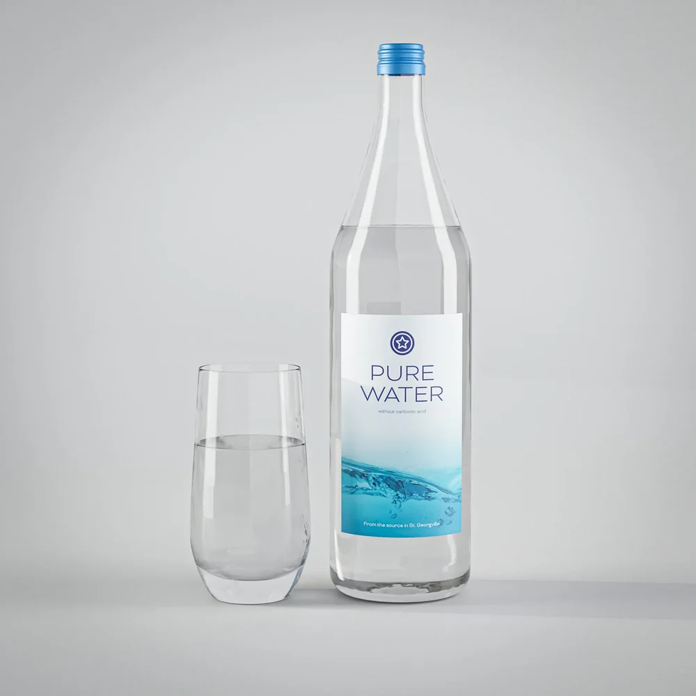 Water Bottle With Glass