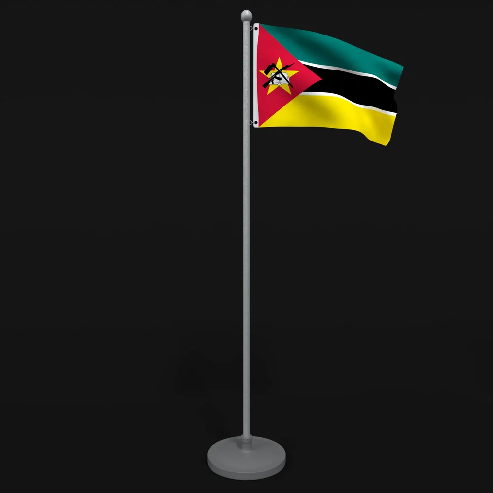 Animated Flag Of Mozambique