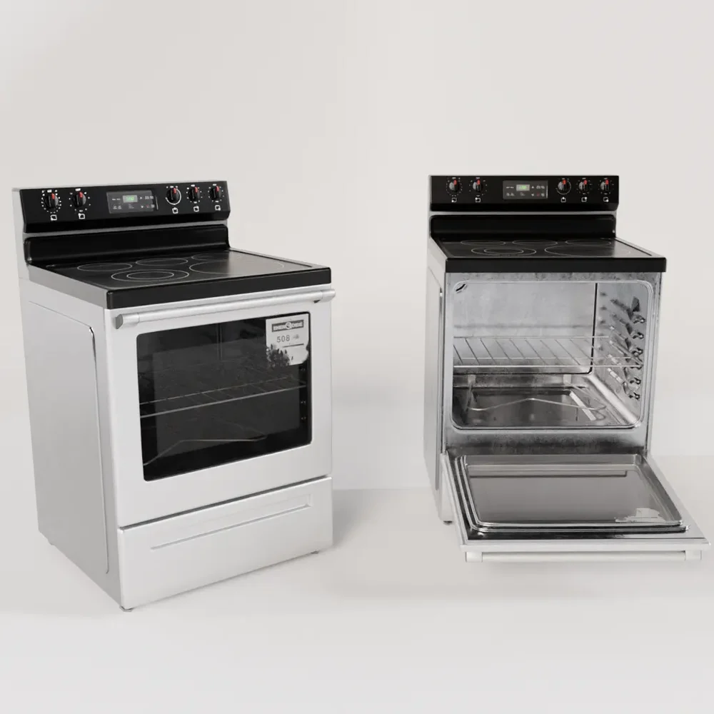Glass Top Oven A
