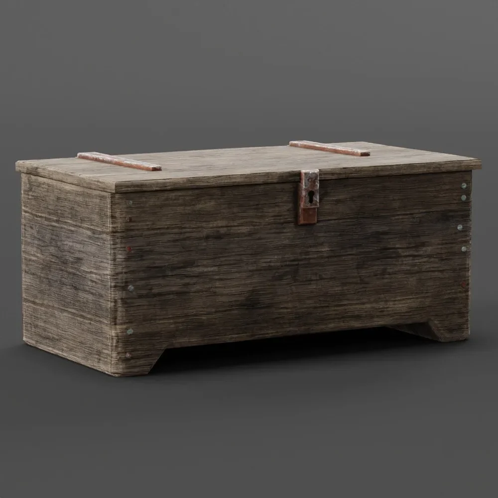 Wooden Chest 01