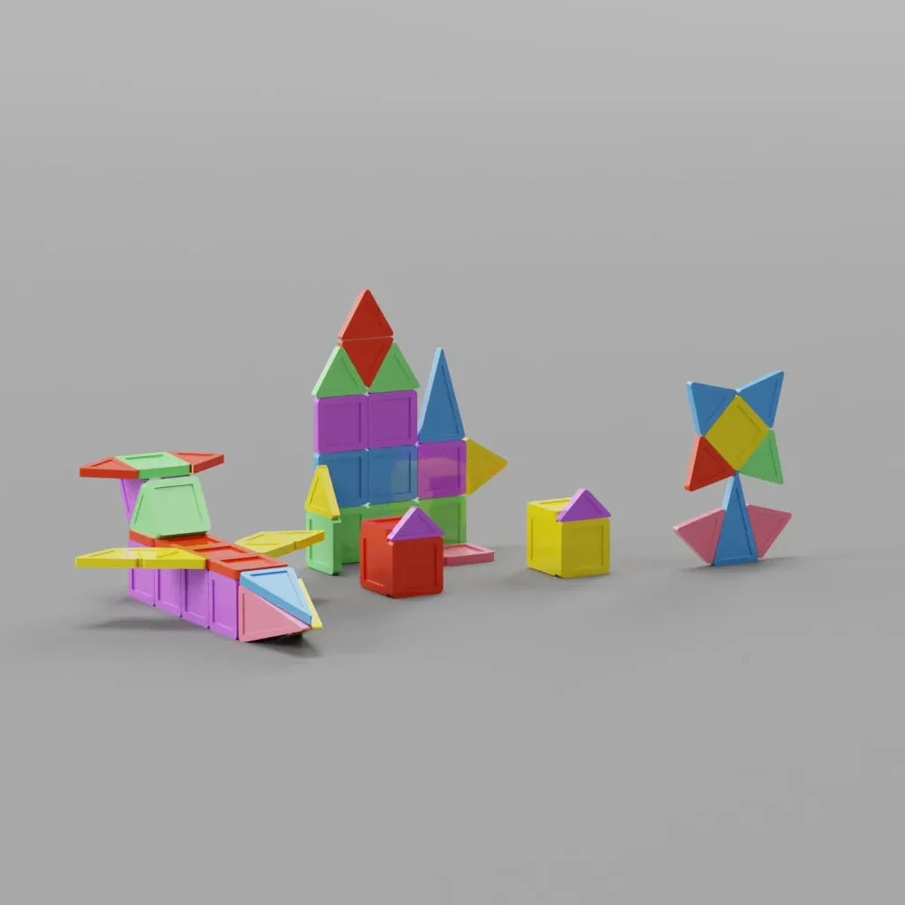 Magnetic Building Tiles