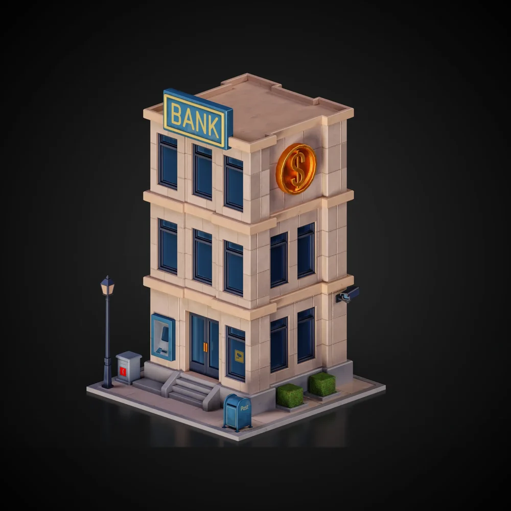 Em Stylized Bank