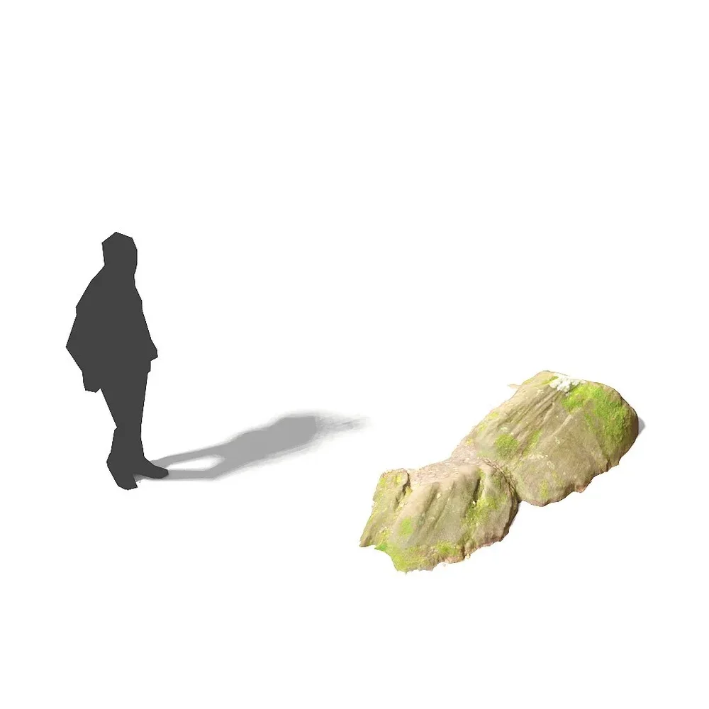 Sandstone Rock Forest Pbr Scan 02