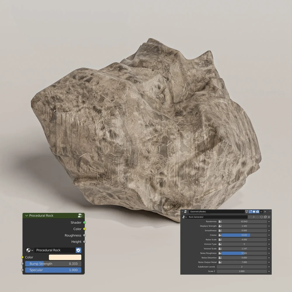 Procedural Rock Generator