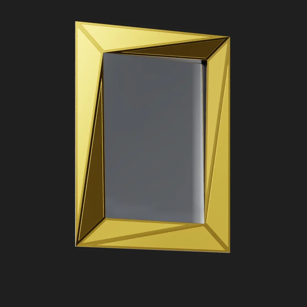 Mirror W/Alternate Tringle Frame