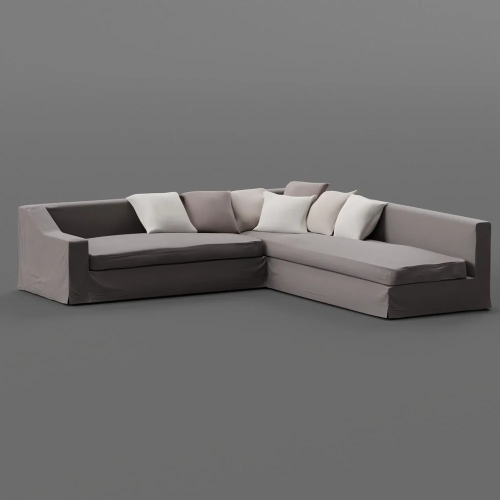 Sofa Sectional Waterfall Upholstery