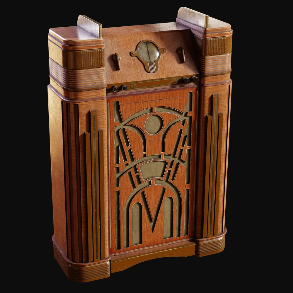 1930s Fullsize Radio Console