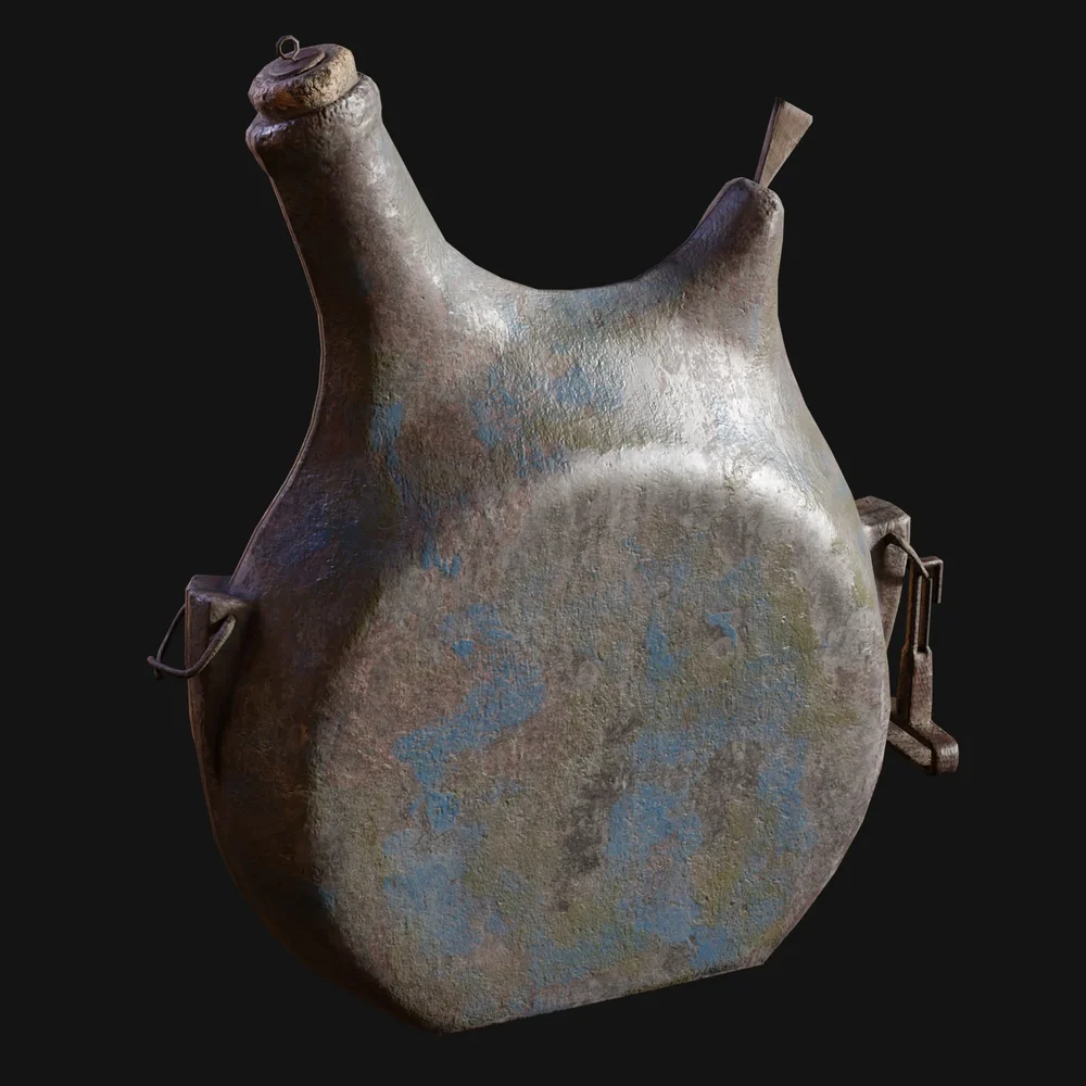 World War One French Army Canteen Old