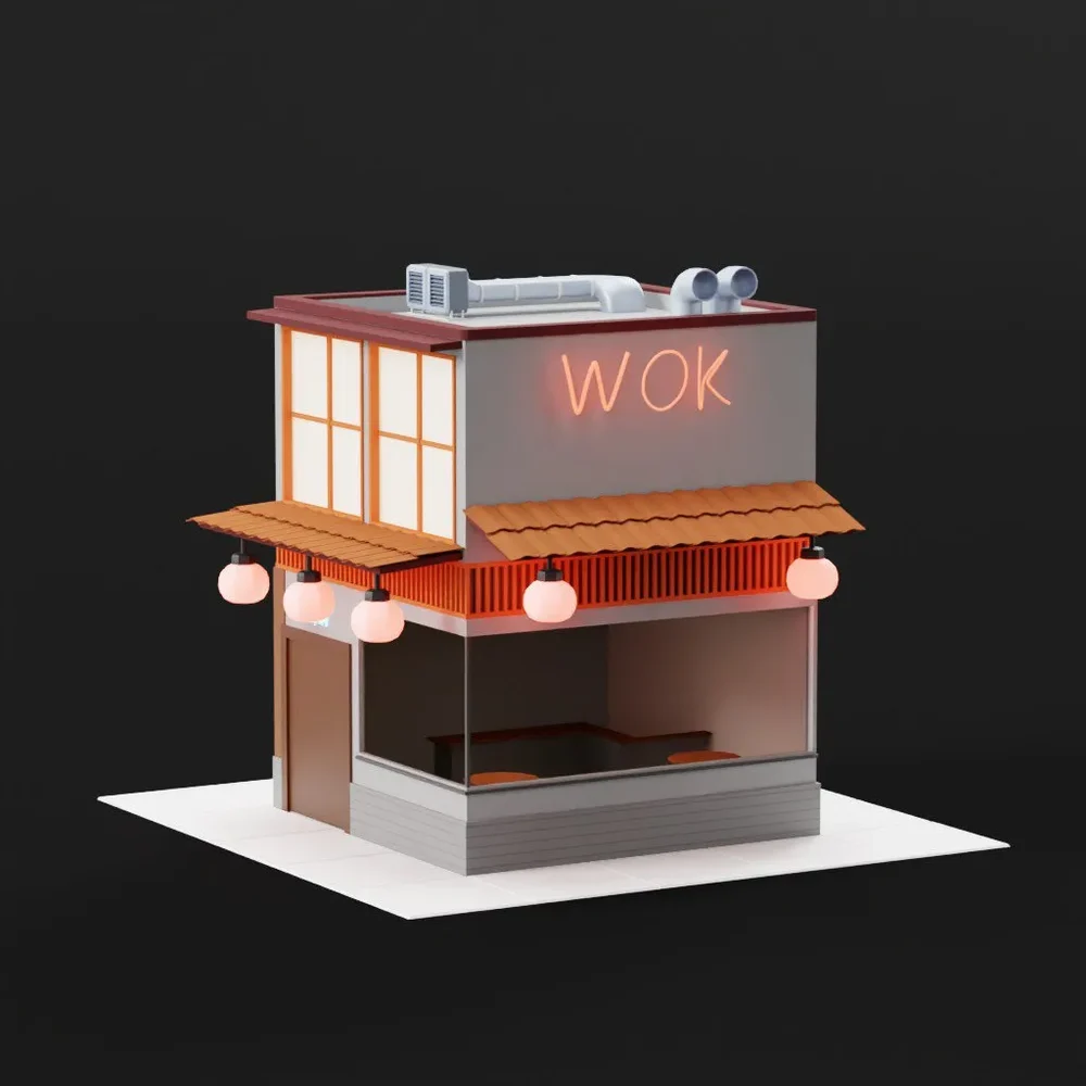 Stylized House Wok