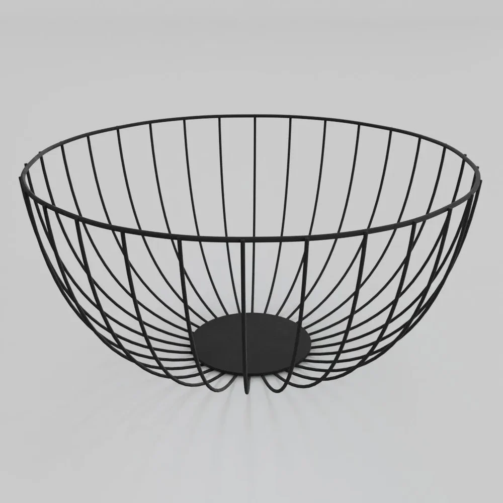 Black Wired Bowl