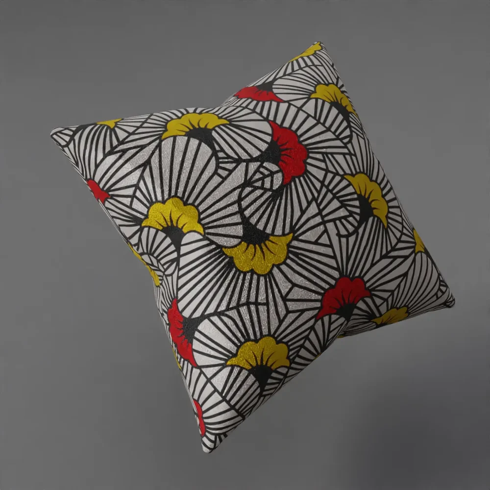 Pillow – Geometric Floral Pattern