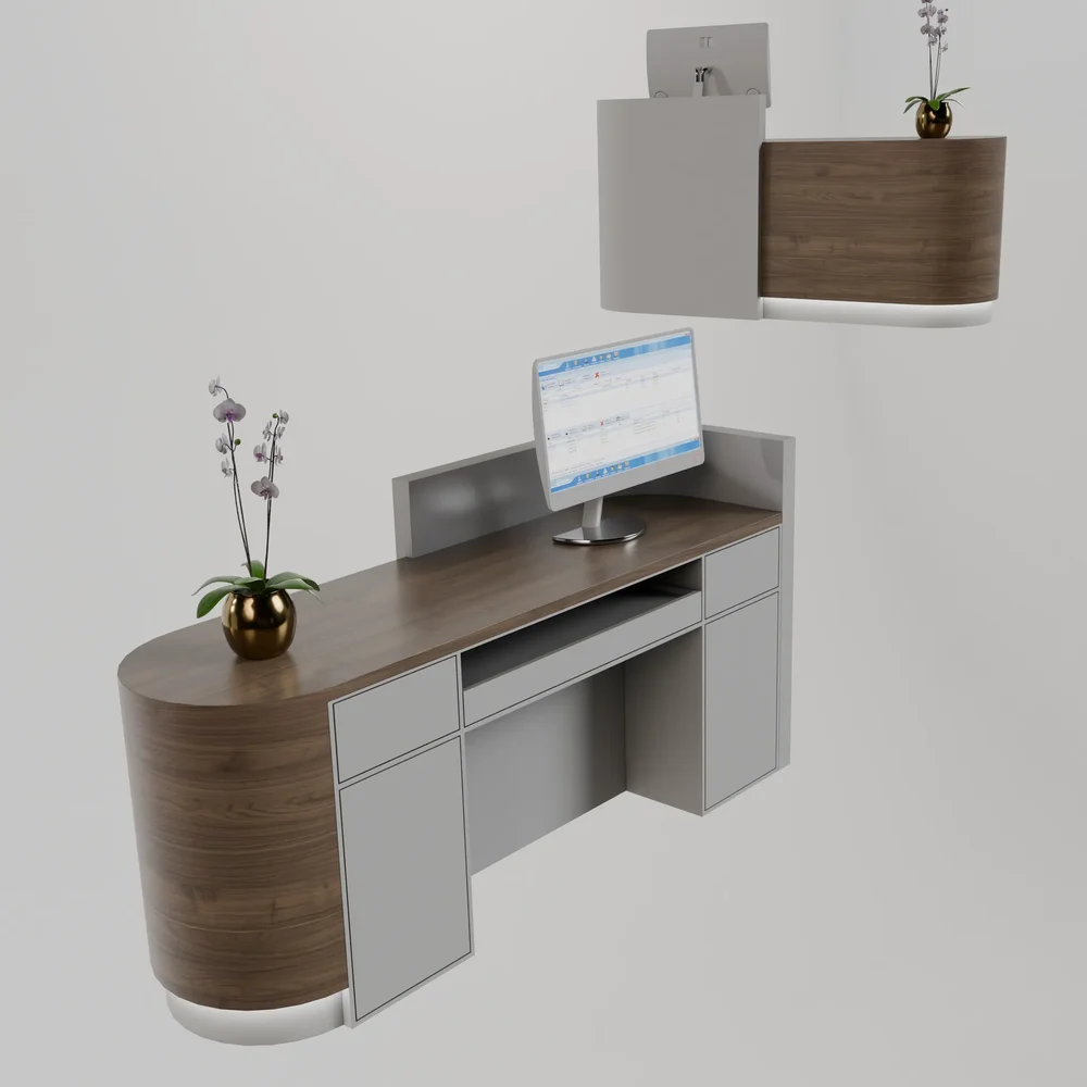 Receptionist Service Counter