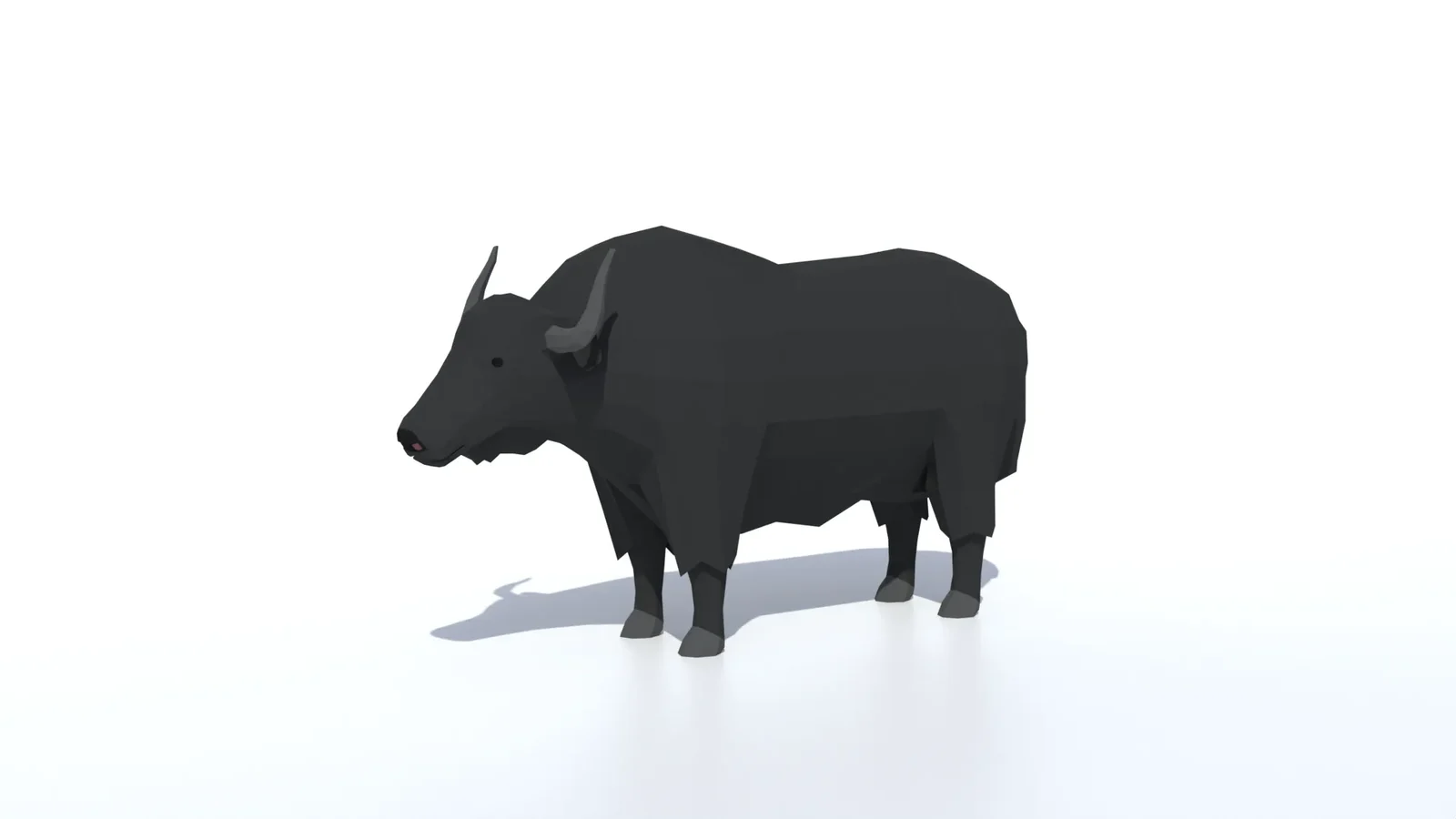 Low Poly Yak