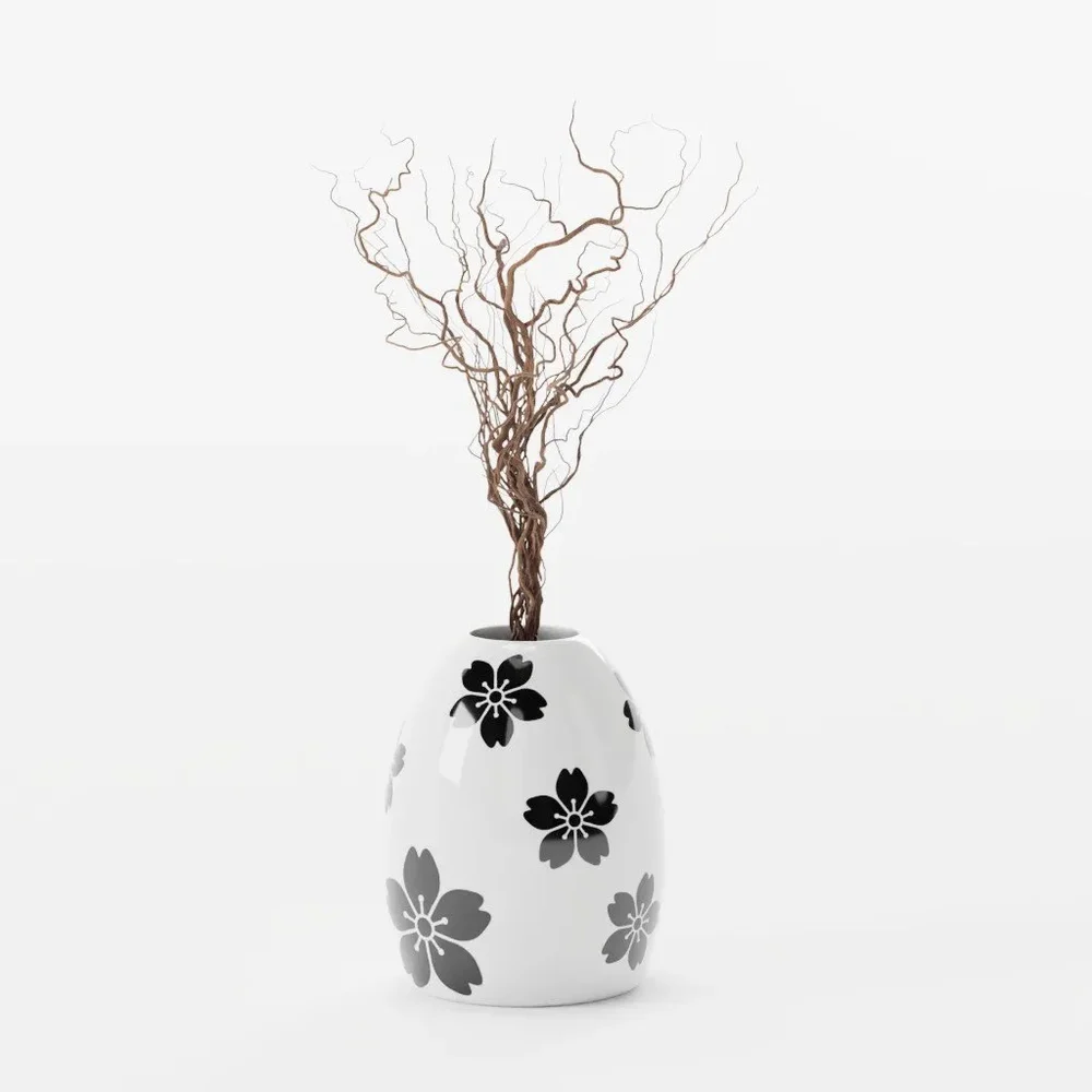 Vase And Branch