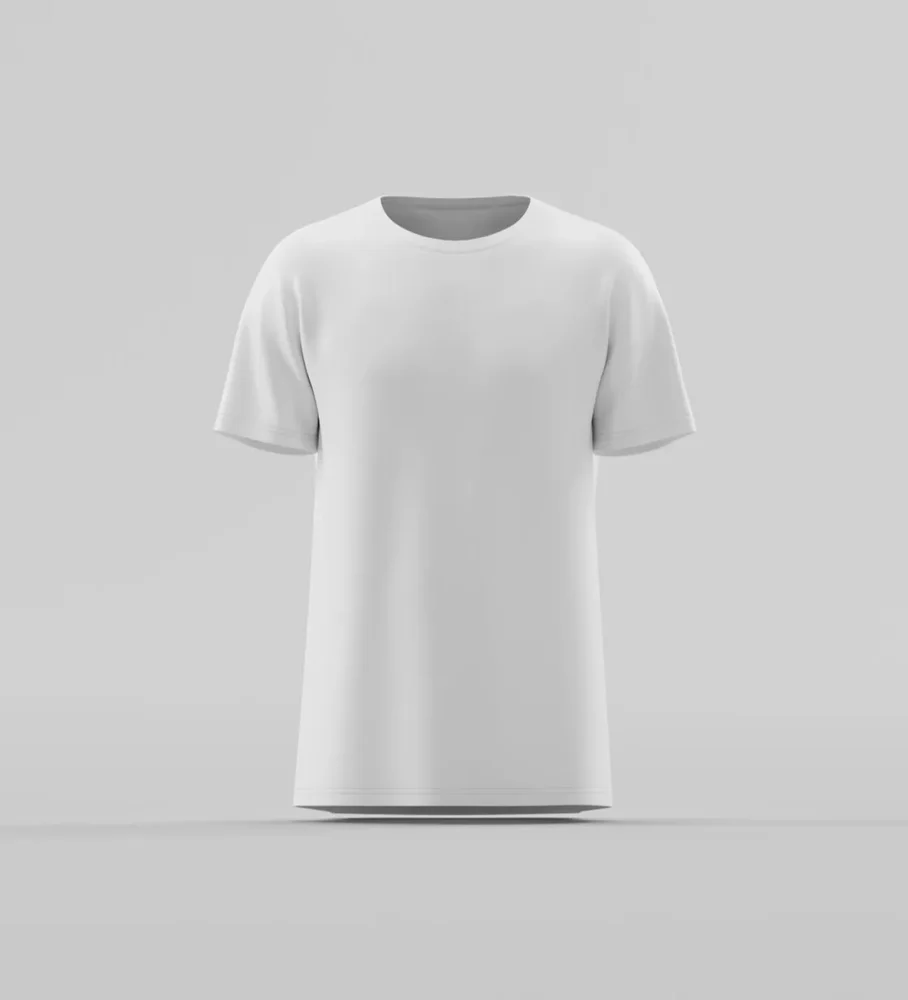Men's Essential White Crewneck T-Shirt