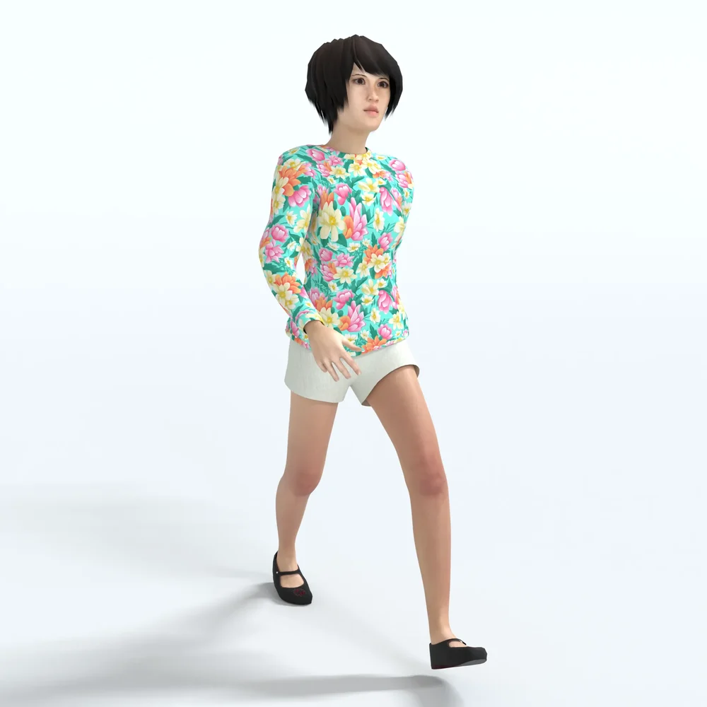 Akari Character Animated