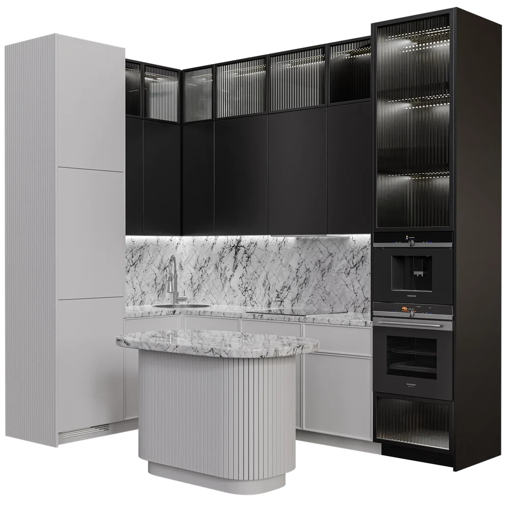 Kitchen Modern Black&White