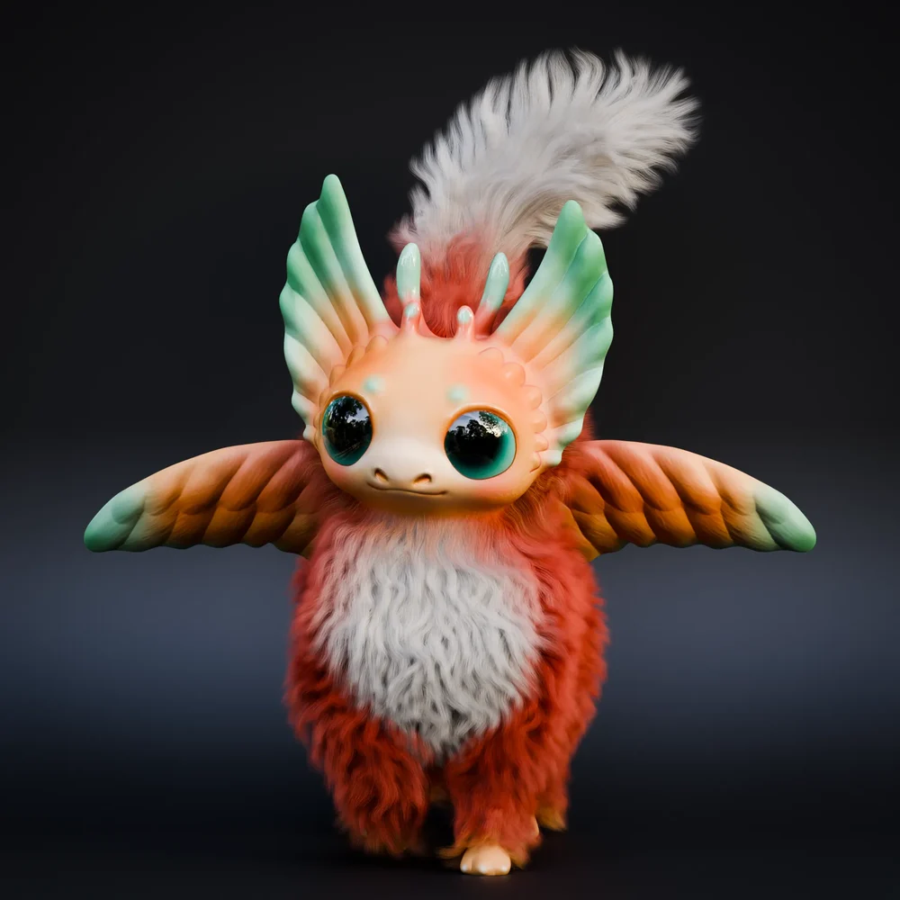 Red Chimera (Rigged)