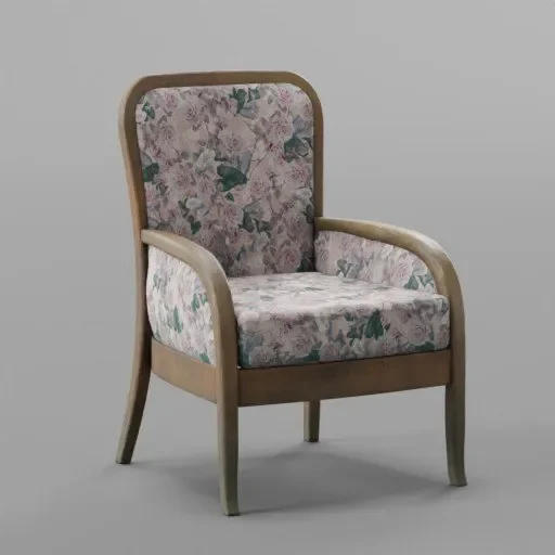Floral Armchair3