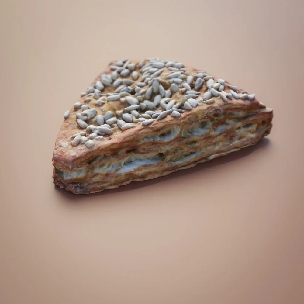 Sweet Bread With Grains (Photoscan)