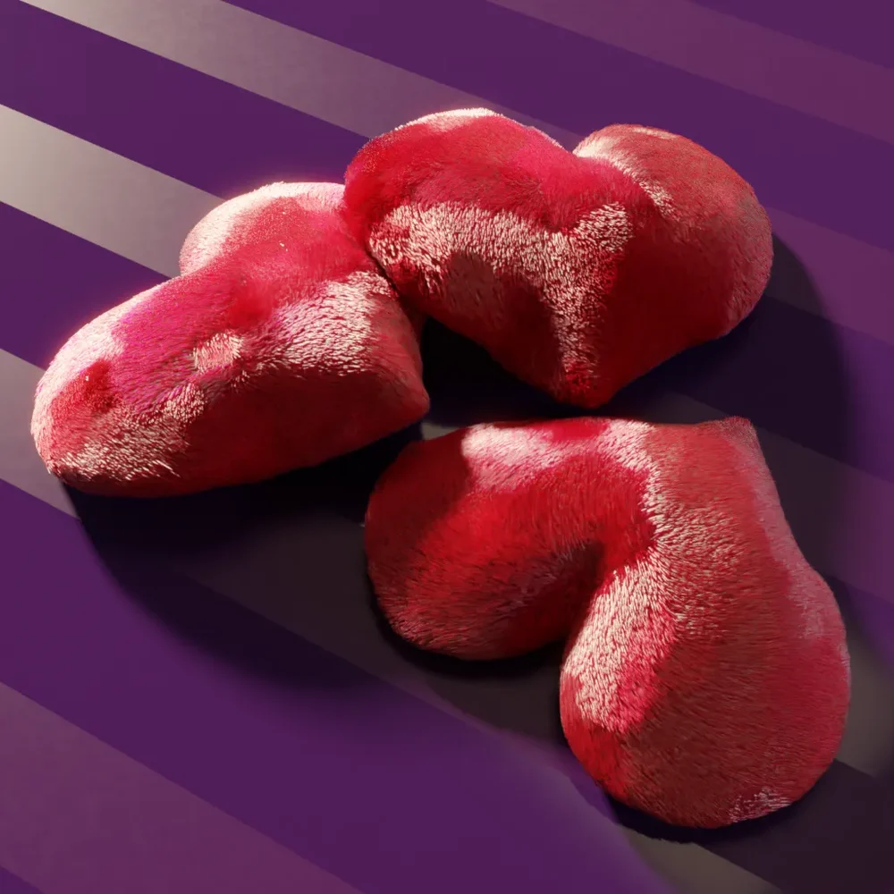 Heart-Shaped Pillows