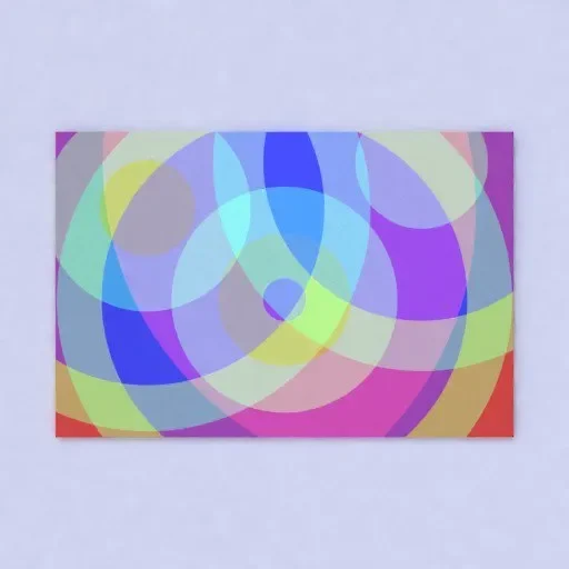 Scalable Picture Frame With Abstract Art