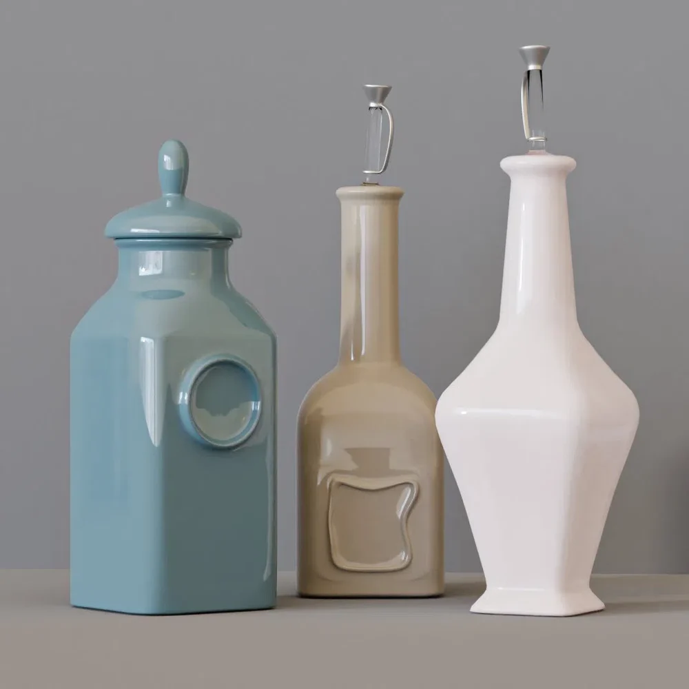 Kitchen Set 04 - Porcelain Decor