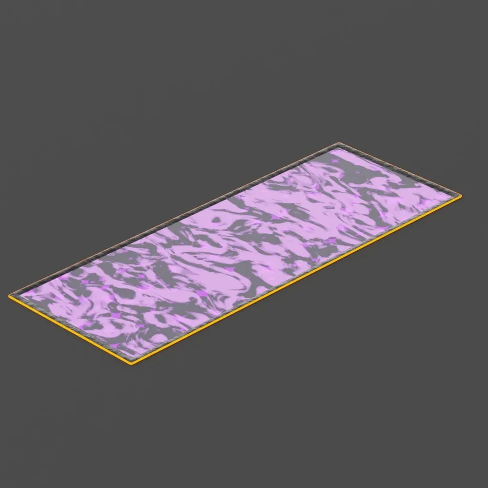Mouse Pad With Rgb Light Strip Animation