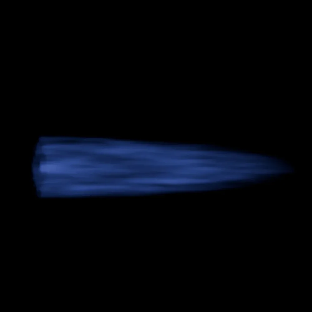 Spacecraft Thrust Fire