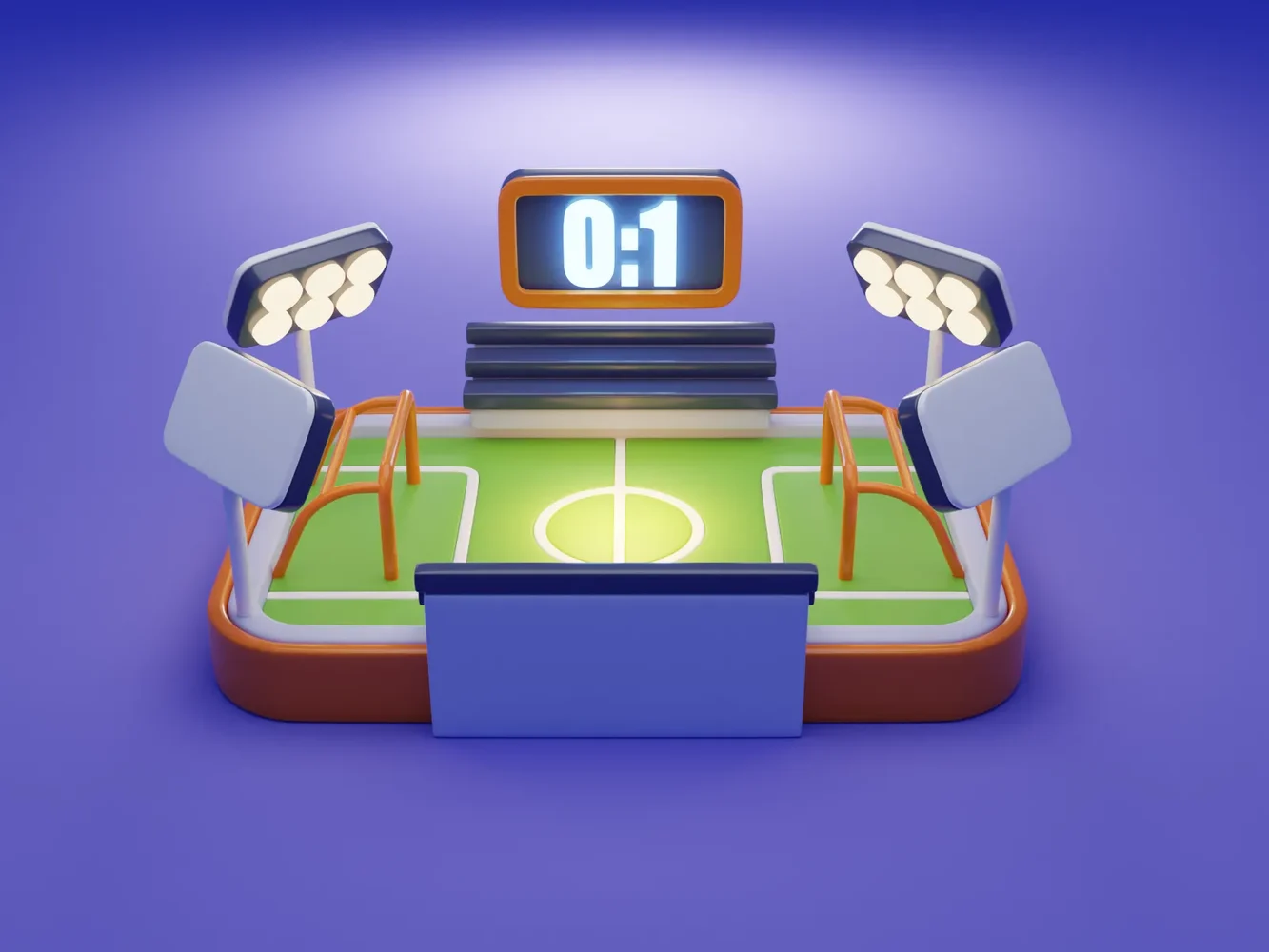 Isometric Football Stadium
