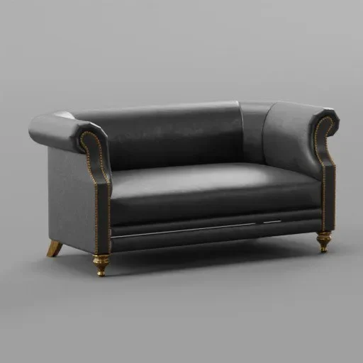 Black Sofa Marlou Dantone Home