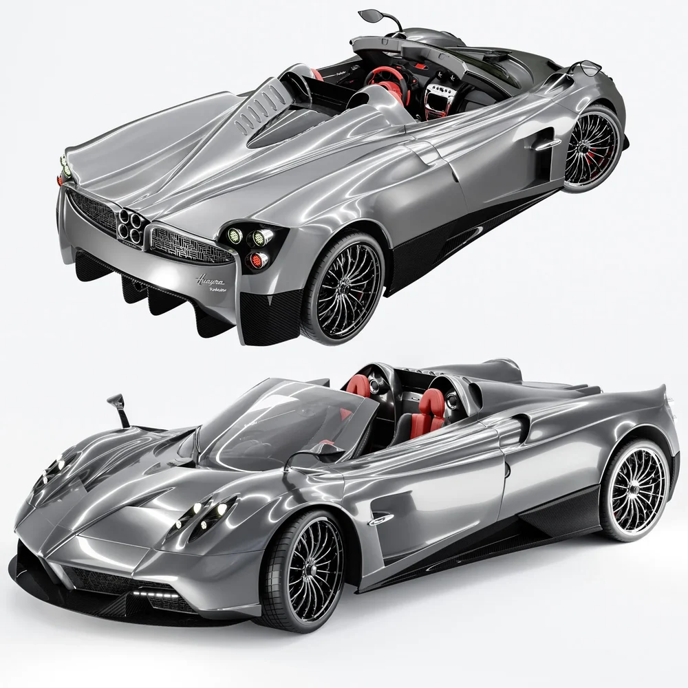 Rigged Pagani Car