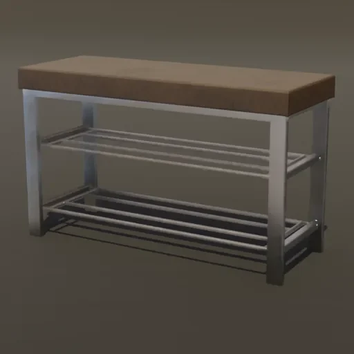 Shoe Rack With Cusion Seat