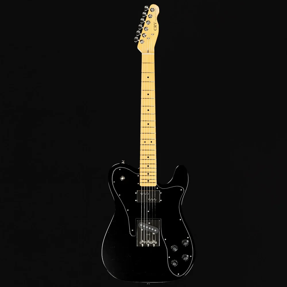 Crv Telecaster Custom - Black & Maple