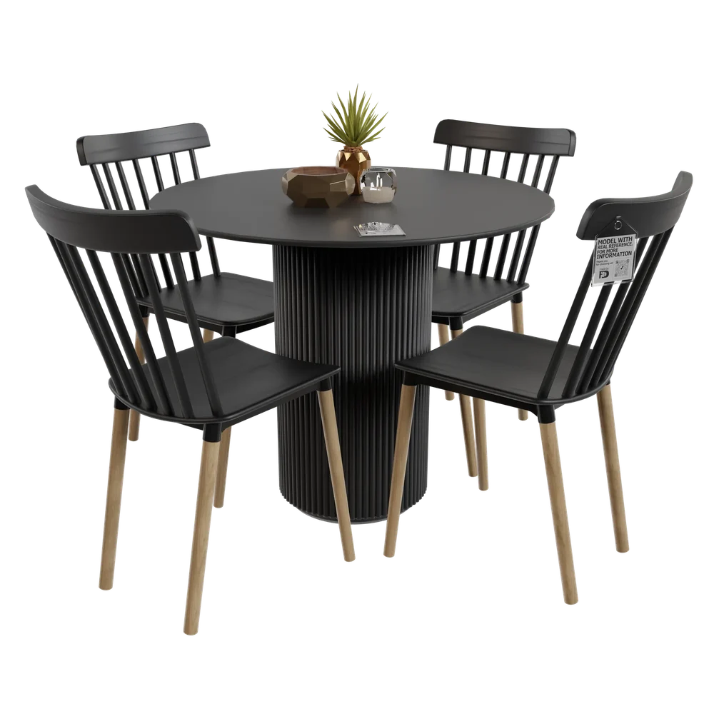 Niuyao Dining Table & Janaina Chair