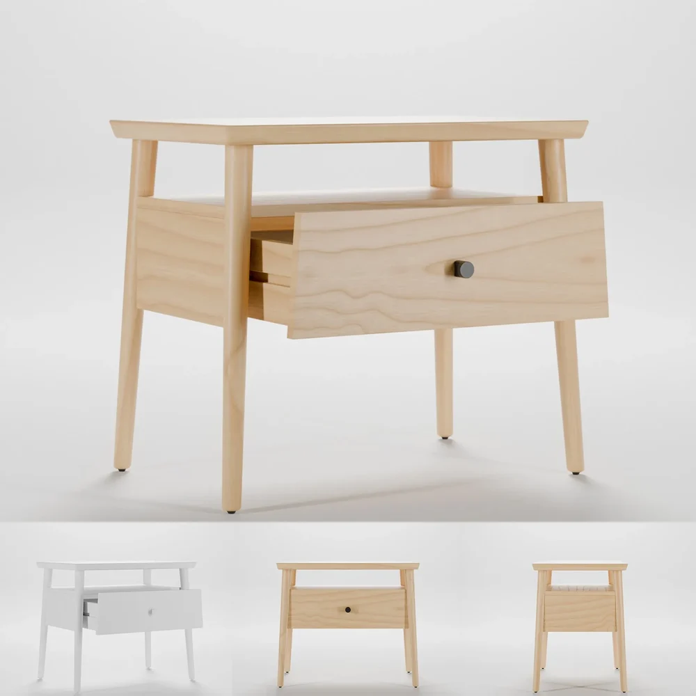 Willow Solid Wood Nightstand
