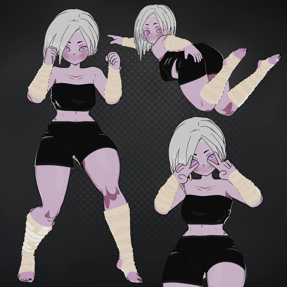 Lucifera - Anime Stylized Npr Character