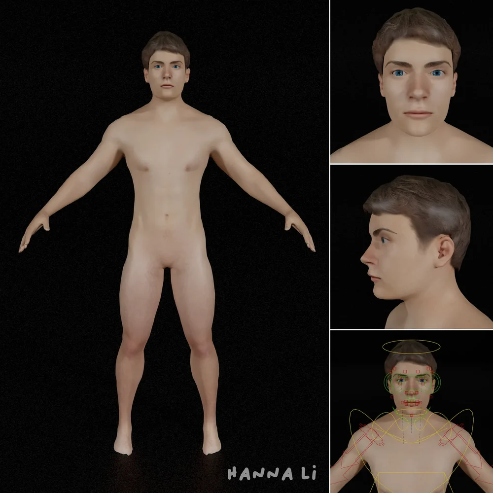 Realistic Male Character