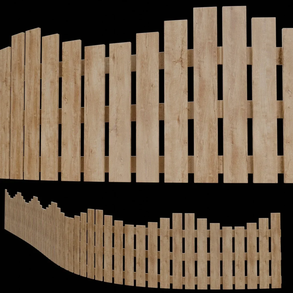 Unmodified Wooden Fence