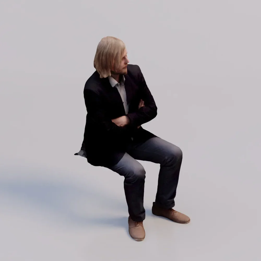 3d Soul - Sitting Man - Vrata