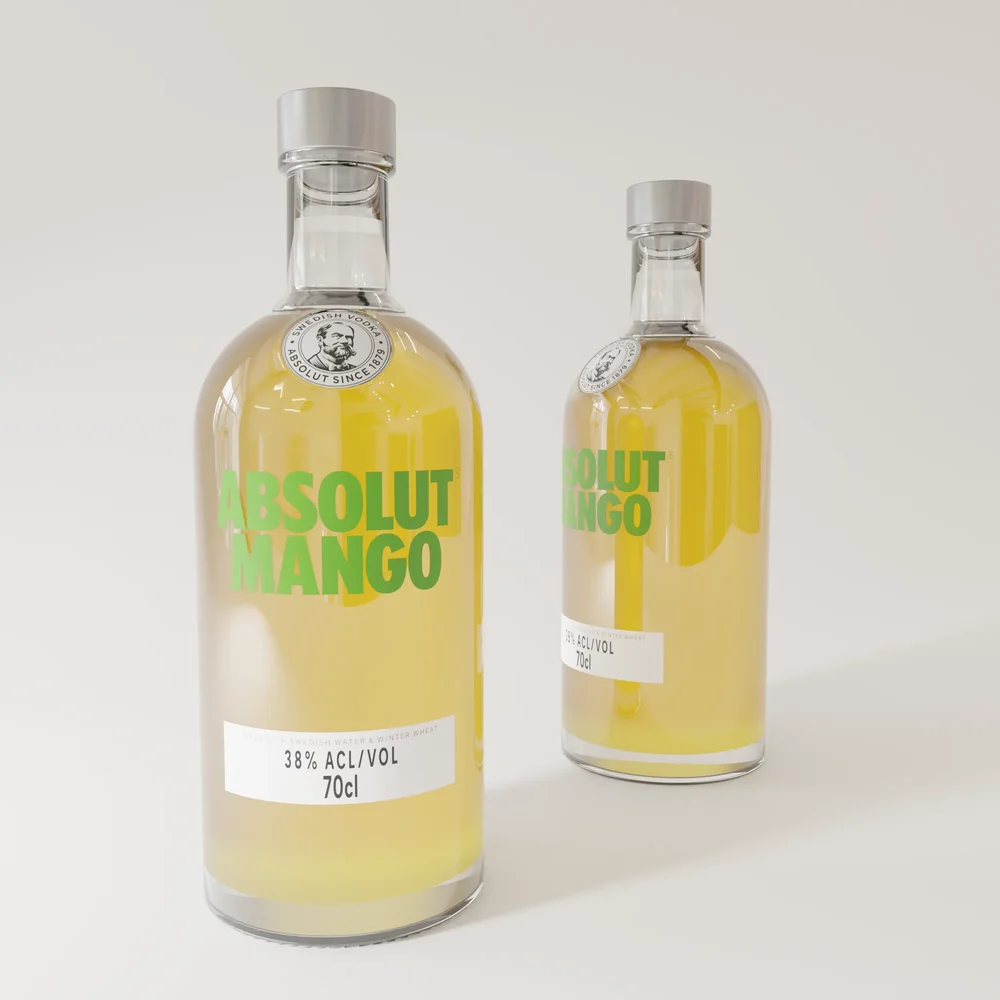 Vodka Absolut Mango Bottle