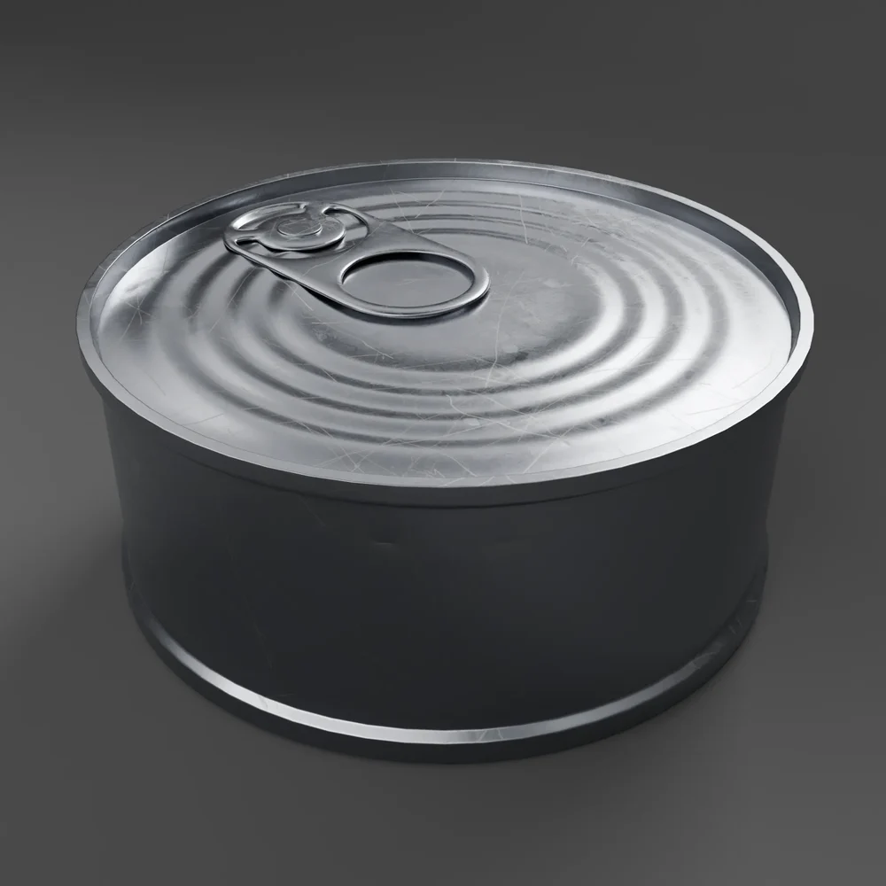Round Food Can